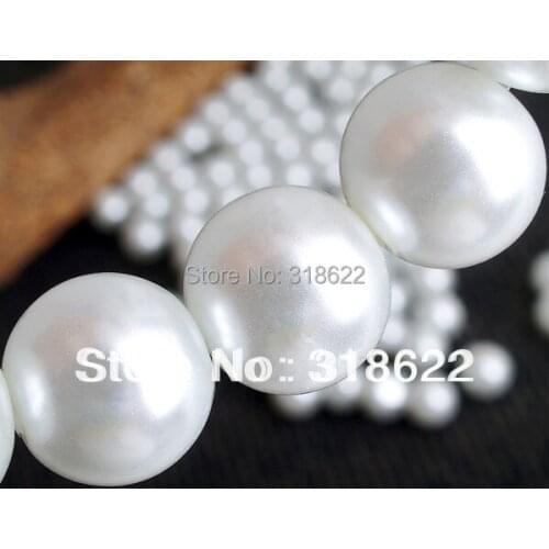 10mm 500 pcs High Quality Czech Glass Imitation Pearl Round Loose Beads For Jewelry Necklace Craft Making