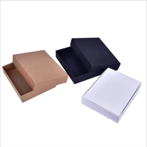 20pcs/lot Large gift boxes cardboard Packaging Blank Folding Box With Lid paper gift box big Size