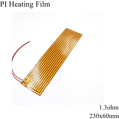 150mmx120mm 12V 28W 12V 100W PI Heating Film Plate Polyimide Electric Heated Panel Pad Mat Electrotherma Flexible Foil Oil Heat