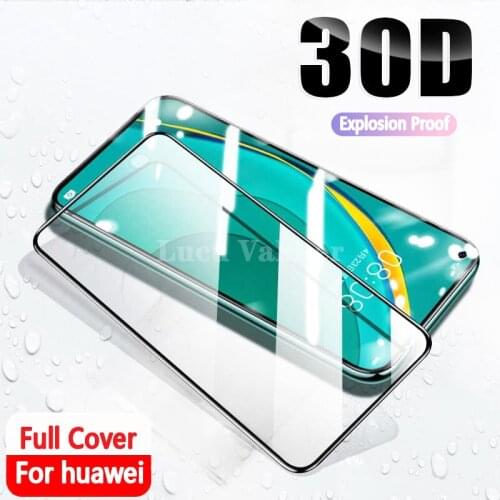 30D Tempered Glass For Huawei P20 Pro P10 Lite P30 Screen Protector Glass On Honor 9 10 20 P Smart 2019 Protective Glass Film