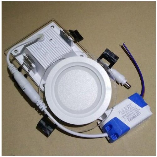 6W 12W 18W High quality indoor glass lamps aluminum alloy LED Downlight remote control colors and dimming AC85V-265V 50/60Hz