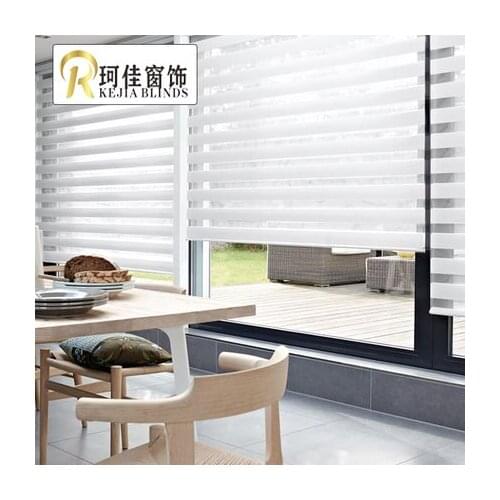 Free shipping high quality window shade roller blind zebra blinds rainbow blinds customized size with stainless steel bead chain