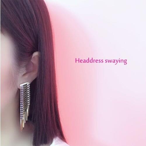 Beste Fook Jewelry Tassels Princess 2019 New Variety of stylish Mini Stud Eearrings for Women Cute Stainless Steel Earring Stud