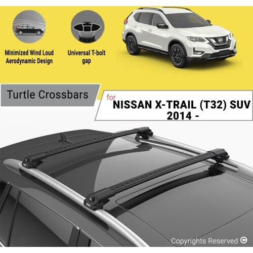 BARS FOR NISSAN X-TRAIL (T32) SUV 2014 ON ALUMINUM ALLOY SIDEBARS CAR ROOF RACK LUGGAGE CARRIER CROSSBAR