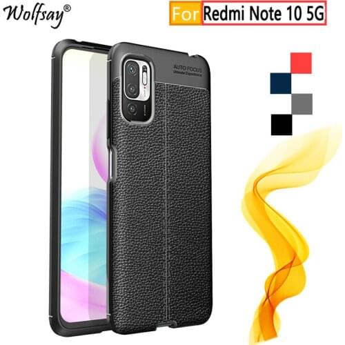 For Xiaomi Redmi Note 10 5G Case For Redmi Note 10 5G Rubber Housings Bumper Silicone Case For Redmi Note 10 5G NFC Cover 6.5"
