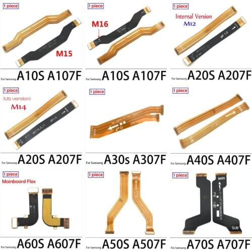 Main Board Flex Cable For Samsung Galaxy A10S A20S A30S A40S A50S A60S A70S Motherboard Flex Cable Ribbon Parts