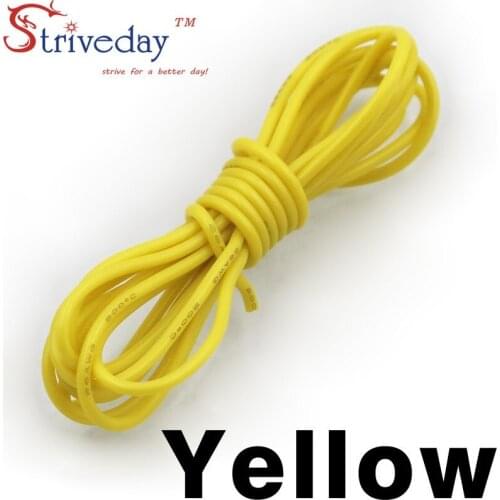 5M 16ft 10AWG Flexible Silicone Wire RC Cable 1050/0.08TS Outer Diameter 5.5mm 5.3mm Square Model Airplane Wire Electrical Wire