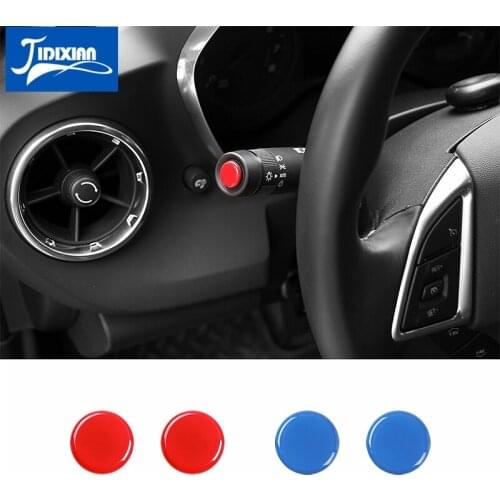 MOPAI 2 Color ABS Car Interior Lights Level Pole Top Decoration Cover Stickers For Chevrolet Camaro 2017 Up Car Styling