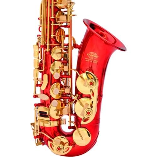 Red Gold Lacquer Brass Alto Instrument Accessories Professional Eb OEM China Sax Saxophone Alto