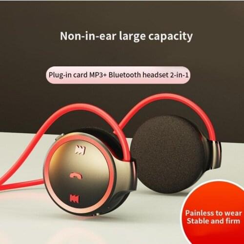 New Version MP3 player bluetooth headphone sport waterproof wireless headset bluetooth music player bluetooth earphone for phone