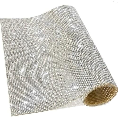 Rhinestone Stickers Sheet Bling Diamond Ornaments Self Adhesive Stickers for Creative Handmade Craft Decorations K3ND