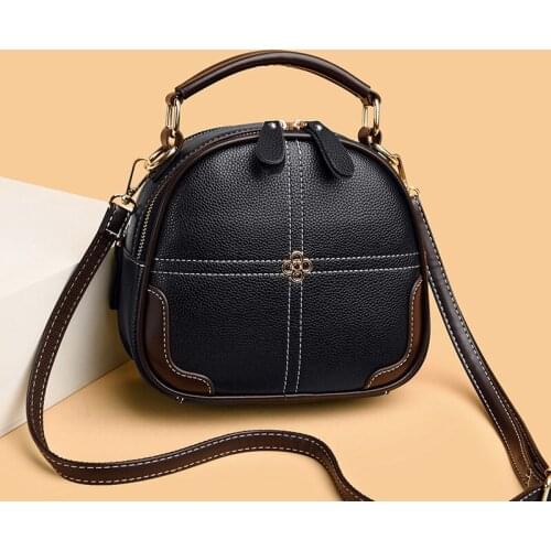 Women Bags Crossbody Bag for Women New Fashion Shoulder Bags Female Handbags Small Thread Shell Ladies Pu Leather Tote Bags
