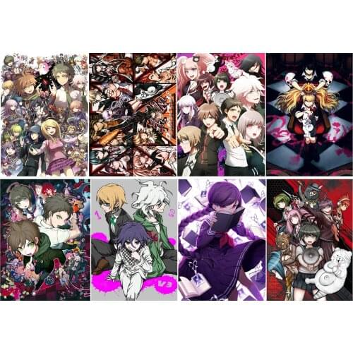 Super Danganronpa V3 Polypropylene A3 8 pieces Posters wall poster PPP009