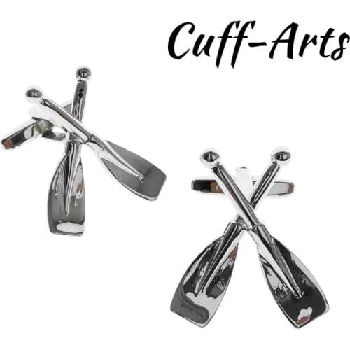 Cufflinks for Men Crossed Oars Cufflinks Gifts for Men Gemelos Les Boutons De Manchette by Cuffarts C10528