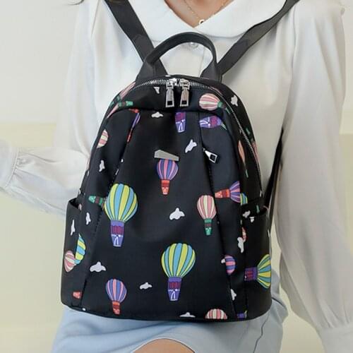Cartoons Women School Backpack for Girls Waterproof Oxford Rucksack Lady Anti Theft Bagpack Female Travel Backpacks Mochila Bags