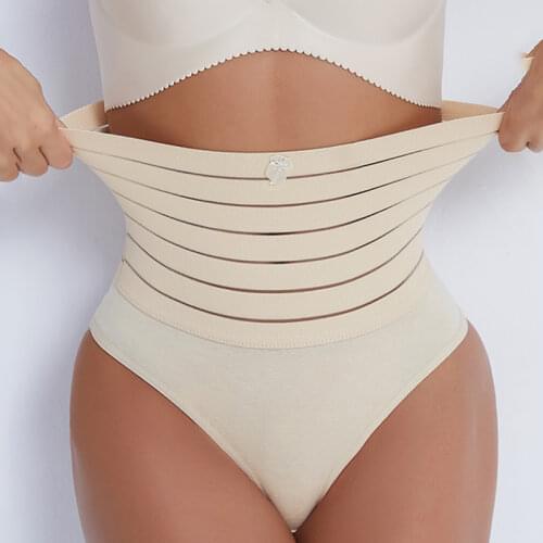 Women Slimming Panties Belly Briefs Butt Lifter Cotton Female High Waist Thongs Womens Body Shaping Underwear M-XXL