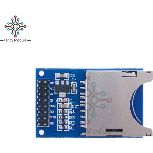 1Pc SD Card Module Slot Socket Reader Reading and Writing SD Storage Board Module ARM MCU For Arduino