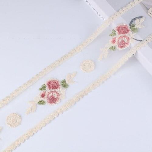 1Yards 8cm Embroidery Lace Trim Elastic Craft Clothing Accessories Ribbon DIY Handmade Underwear Panties Bra Suppliers