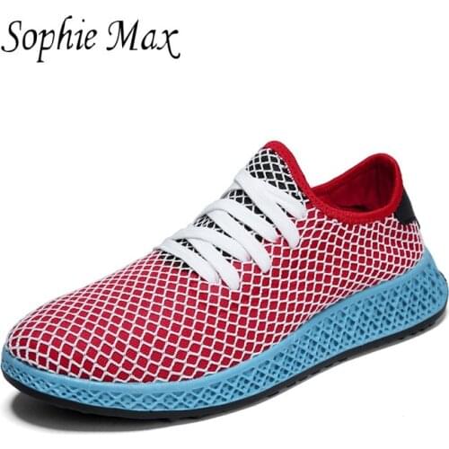 2018 Sophie Max Breathable Air Mesh Outdoors adults trainers summer Running Shoe For Man Lightweight Comfortable homme 900050