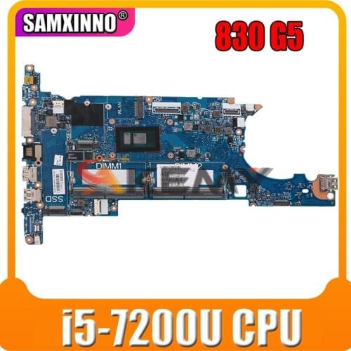 Akemy 830 G5 836 G5 HSn-I12C 6050A2930901-MB-A01 For HP Laptop motherboard mainboard W/ i5-7200U CPU UMA