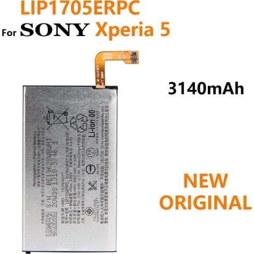 100% genuine Replacement batteria For SONY Xperia 5 LIP1705ERPC Genuine Phone Battery 3140mAh Batteries With tracking number