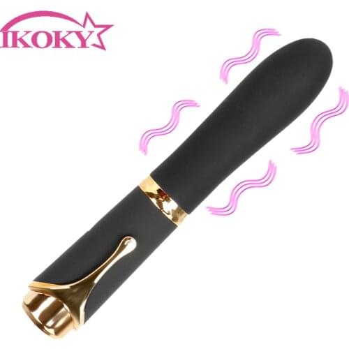 IKOKY G-spot Massage Pen Style Magic Wand Dildo Vibrator Sex Toys for Women Clitoris Stimulator 10 Frequency Female Masturbation