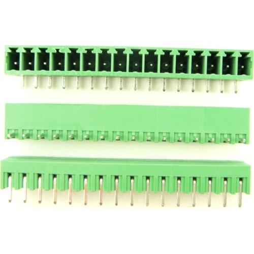 50pcs/lot) 15EDGRC-3.81-16P Bend Pin Terminal Block Connector Plug-in Pluggable type free shipping