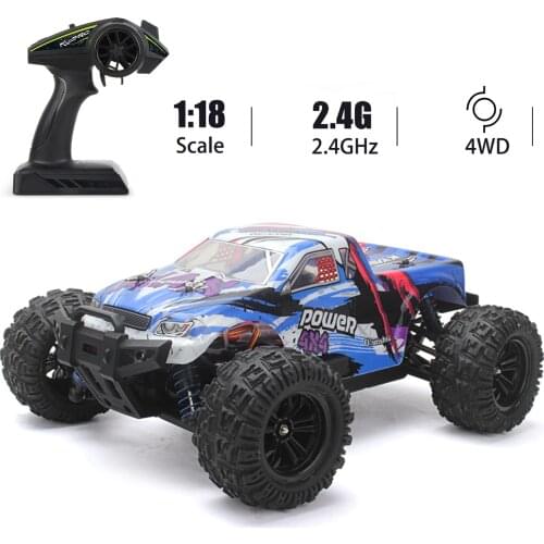 KYAMRC KY-2819A 1:18 RC Car All Terrain 2.4GHz 4WD Off-Road Remote Control Crawler Truck 35KM/H High Speed Racing Vehicle Gift