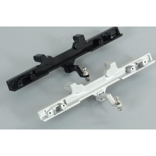 1pcs Metal Rear Bumper with Trailer Hook and Mini Tail Light Mount Holes for 1:10 RC Crawler Traxxas TRX-6 G63