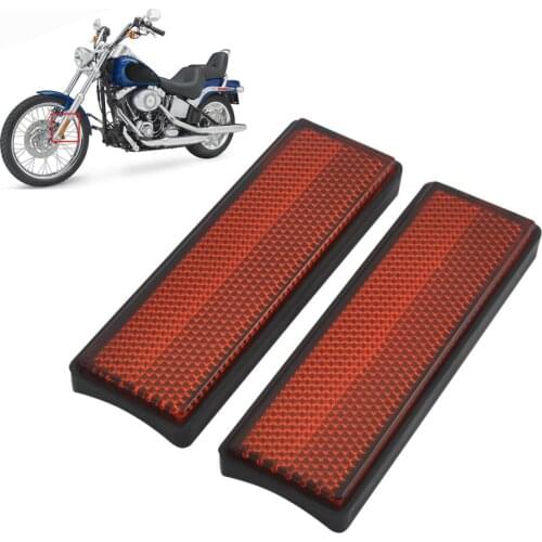 Motorcycle Front Fork Leg Reflectors Rectangle Sticker Universal For Ducati Monster 600 696 795 821 796ABS 1200S 1100evo