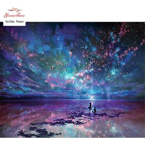Full Square Diamond 5D DIY Diamond Painting "Fantasy Star Ocean" Embroidery Cross Stitch Rhinestone Mosaic Painting Decor Gift12