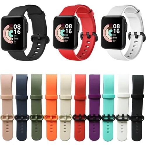 TPU Strap For Xiaomi Mi Watch Lite Global Version Smart Watch Replacement Sport Bracelet Wristband for Redmi Watch Strap