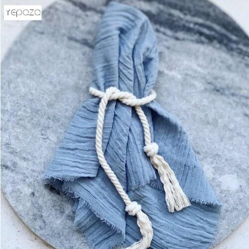 Gauze napkins Wedding cheesecloth dinner napkins personalize for 8 people