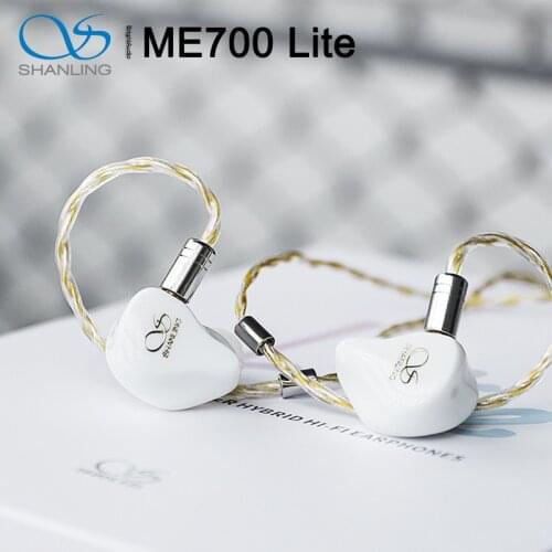 Shanling ME700 LITE 1DD+4BA Five Hybrid Driver In-ear Monitor Earphone IEM MMCX Detachable Cable