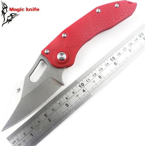 MAGIC Stitch folding knife D2 blade Nylon fiberglass handle outdoor camping hunting pocket fruit kitchen Knives EDC tools Stich