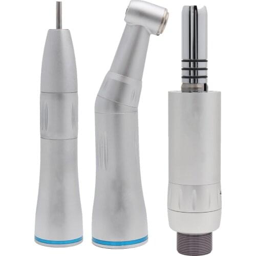 EX203C Dental Low Speed Handpiece Set Borden 2Holes B2 Inner Water Spray Straight Contra Air Motor Air Turbine Dental Handpiece