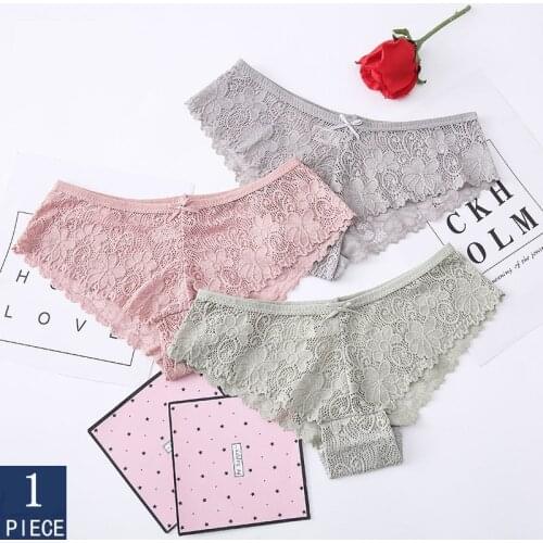 Panties For Woman Underwear Sexy Lace Lingerie Female Briefs Womens Underpants Panties Hollow out Transparent Knickers