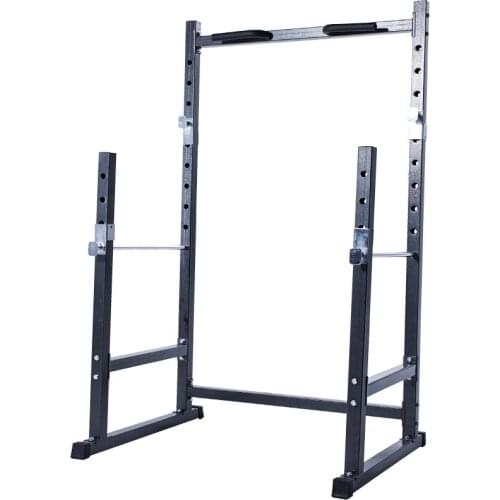 D-50 Weight Bench Half Frame Squat Barbell Rack Indoor Fitness Pull Up Weightlifting Bed Bench Press Frame Barbell Lifting Bench