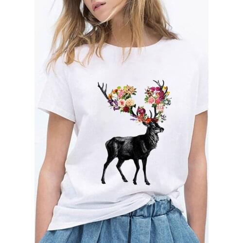 2021 Female T-shirt Harajuku Graphic tshirts Fashion Top Tees Ladies Casual T-shirts Summer Short Sleeve women tee shirt