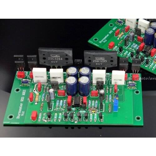 1 pair 2SC3264 HIFI Stereo Power Amplifier Board Based on 933 amplifier