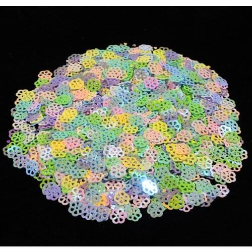 10g/lot Hollow Flower PVC Loose Sequins for Crafts Paillettes DIY Sewing Accessries Glitter Confetti Nails Art Decoration Sequin