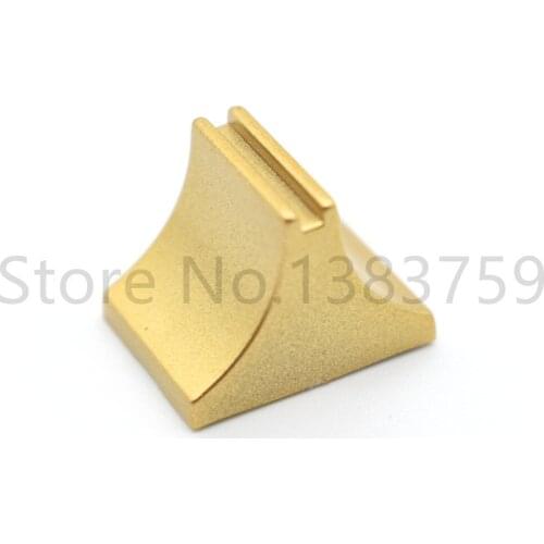 10 Pieces 14 * 10.5 * 10.5mm sound card volume push key Gold cap mixer potentiometer switch cap push rod cap aperture 4MM