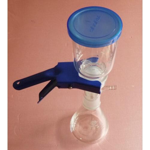 250ml,Glass Vacuum Suction Filter Device,Buchner Filting Apparatus,Heavy Wall