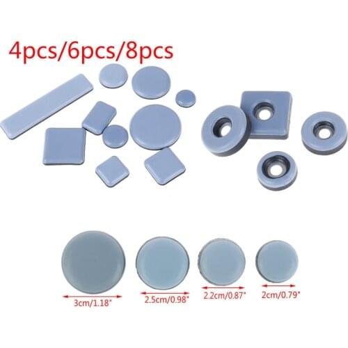 4pcs/6pcs/8pcs Table Chair Leg Mat EVA Non-slip Table Chair Leg Caps Foot Protection Bottom Cover Pads Wood Floor Protectors