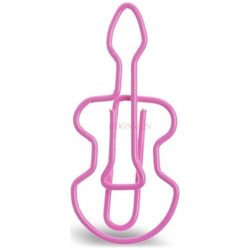 6pcs Violin Paperclip Bookmark Paperclip Bookmark Soft Magnetic Bookmark Metal Bookmark