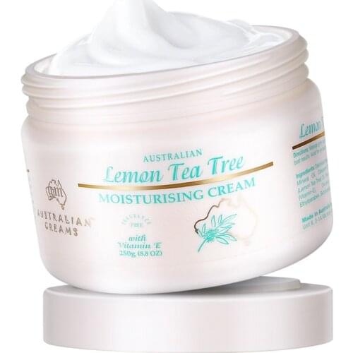 Australia GM LEMON TEA TREE Day Face Cream for Fungal Skin Acne Abscess Sun Burns Athletes Foot Insect Bites Rashes Irritations