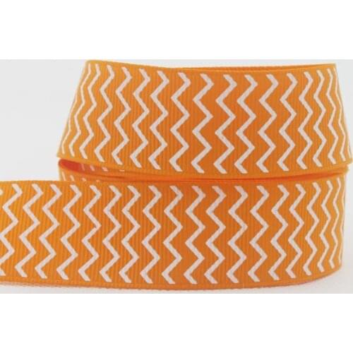 [IuBuFiGo] New 1" 25mm Halloween Ribbon Wave All Saints Day Grosgrain Printed Ribbon Bow 100yard/lot