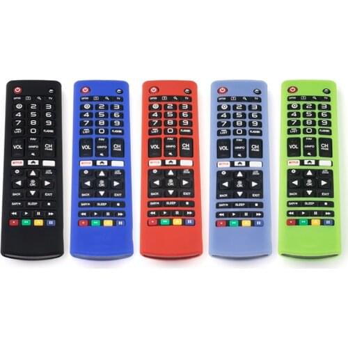 TV Remote Controller Case Shockproof Silicone Protective Cover For LG TV AKB75095307 AKB74915305 AKB75375604 Remote Controller