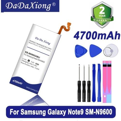 EB-BN965ABU for Samsung Galaxy Note9 Note 9 N9600 SM-N9600 SM-N960F 4400mAh Phone Battery+Tools