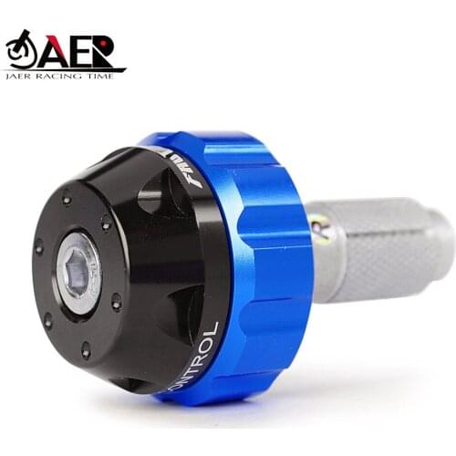 JAER Pair Universal Motorcycle Throttle Fixed Speed Handle Plug Handlebar Grips Slider Ends for Honda Yamaha Suzuki